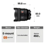 Sony FE 14mm f/1.8 GM Lens