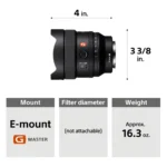 Sony FE 14mm f/1.8 GM Lens