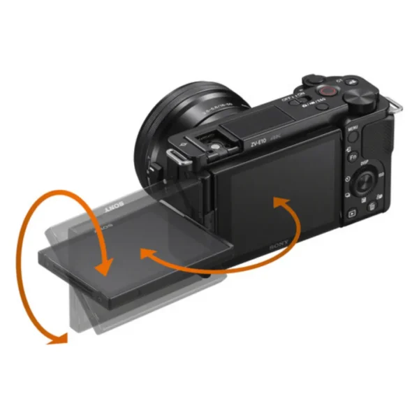 Sony ZV-E10 Mirrorless Camera with 16-50mm Lens (Black)