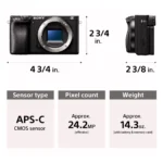 Sony a6400 Mirrorless Camera with 16-50mm f/3.5-5.6 II Lens