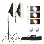 Professional Godox Studio Continuous Softbox Light Kit with Stand