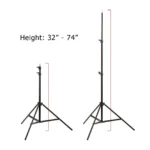 Fotodiox LV460 2-Light Dimmable LED Softbox Kit with Stands