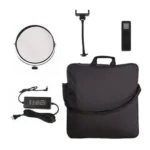Photography LED Ring Light: Professional Ring Light 96w Cool+Warm LED