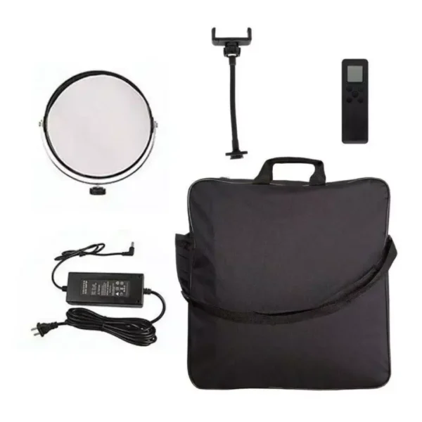 Photography LED Ring Light: Professional Ring Light 96w Cool+Warm LED