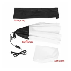 2 - Continuous Lighting Softbox Kit (Pair) for Photography & Video - Camera Guide PK