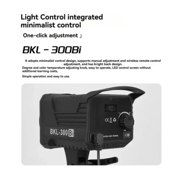 BKL-300W Continuous Cool Light for Photography & Videography
