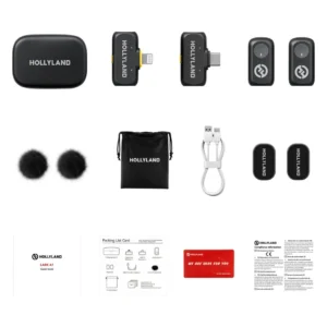 Hollyland LARK A1 Combo 2-Person USB-C and Lightning Plug-In Receivers