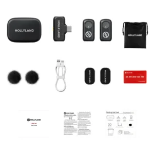 Hollyland LARK A1 Duo 2-Person Wireless Microphone System – Camera Guide PK