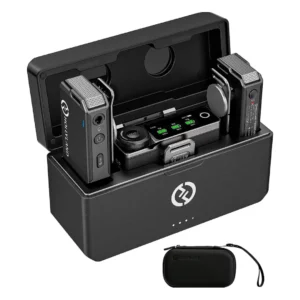 Hollyland LARK MAX Duo 2-Person Wireless Microphone System (2.4 GHz, Black)