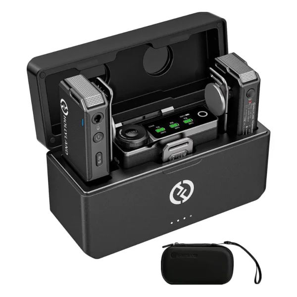 Hollyland LARK MAX Duo 2-Person Wireless Microphone System (2.4 GHz, Black)