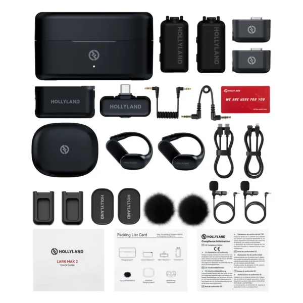 Hollyland LARK MAX 2 Ultimate Combo 2-Person Wireless Microphone