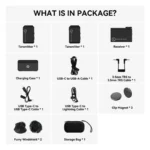 Hollyland LARK MAX Duo 2-Person Wireless Microphone System (2.4 GHz, Black)