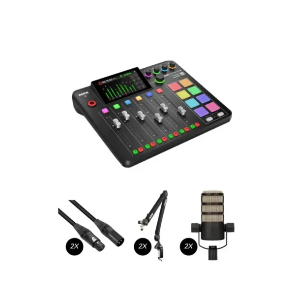 2-Persons Podcast Pro Setup Kit Bundle