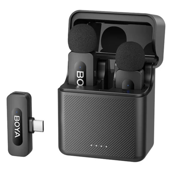BOYA BY-V30 2-Person Wireless Microphone System with USB-C Connector