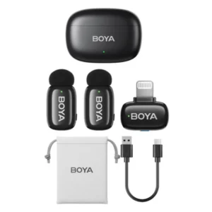 BOYA Mini 2-Person Tiny Wireless Microphone for iPhone