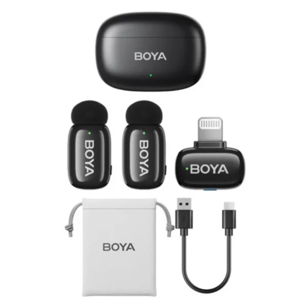 BOYA Mini 2-Person Tiny Wireless Microphone for iPhone